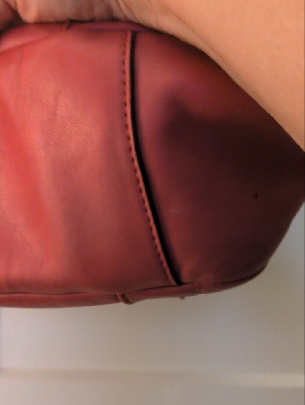 Coach Daisy  Leather Shoulder Bag in Dark Pink - Picture 6 of 16